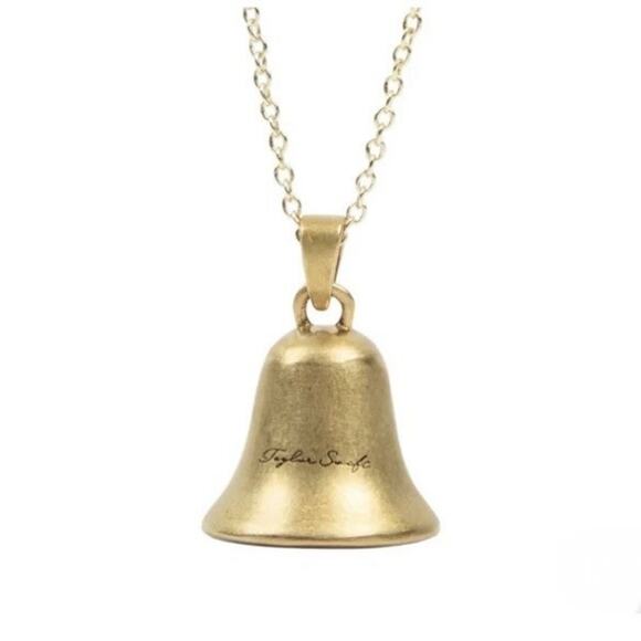 Brand New Official Taylor Swift SPEAK NOW TV XIII Bell Necklace 18k Gold Plated - Picture 2 of 7